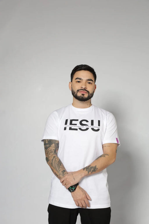 Camiseta Básica Unissex Manga Curta - Tenha Fé - iesustore