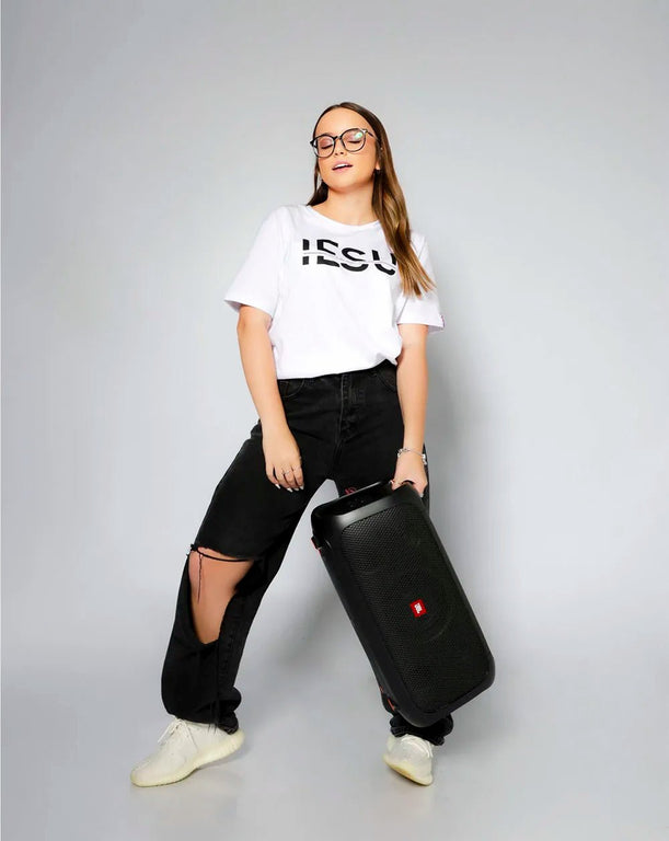 Camiseta Básica Unissex Manga Curta - Tenha Fé - iesustore